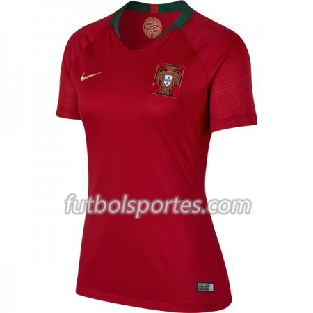 Camisetas Portugal Mujer Primera Equipacion Mundial 2018
